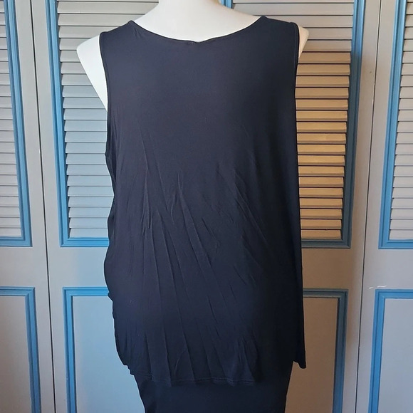 Diane Gilman Sleeveless Black Top - Picture 10 of 12